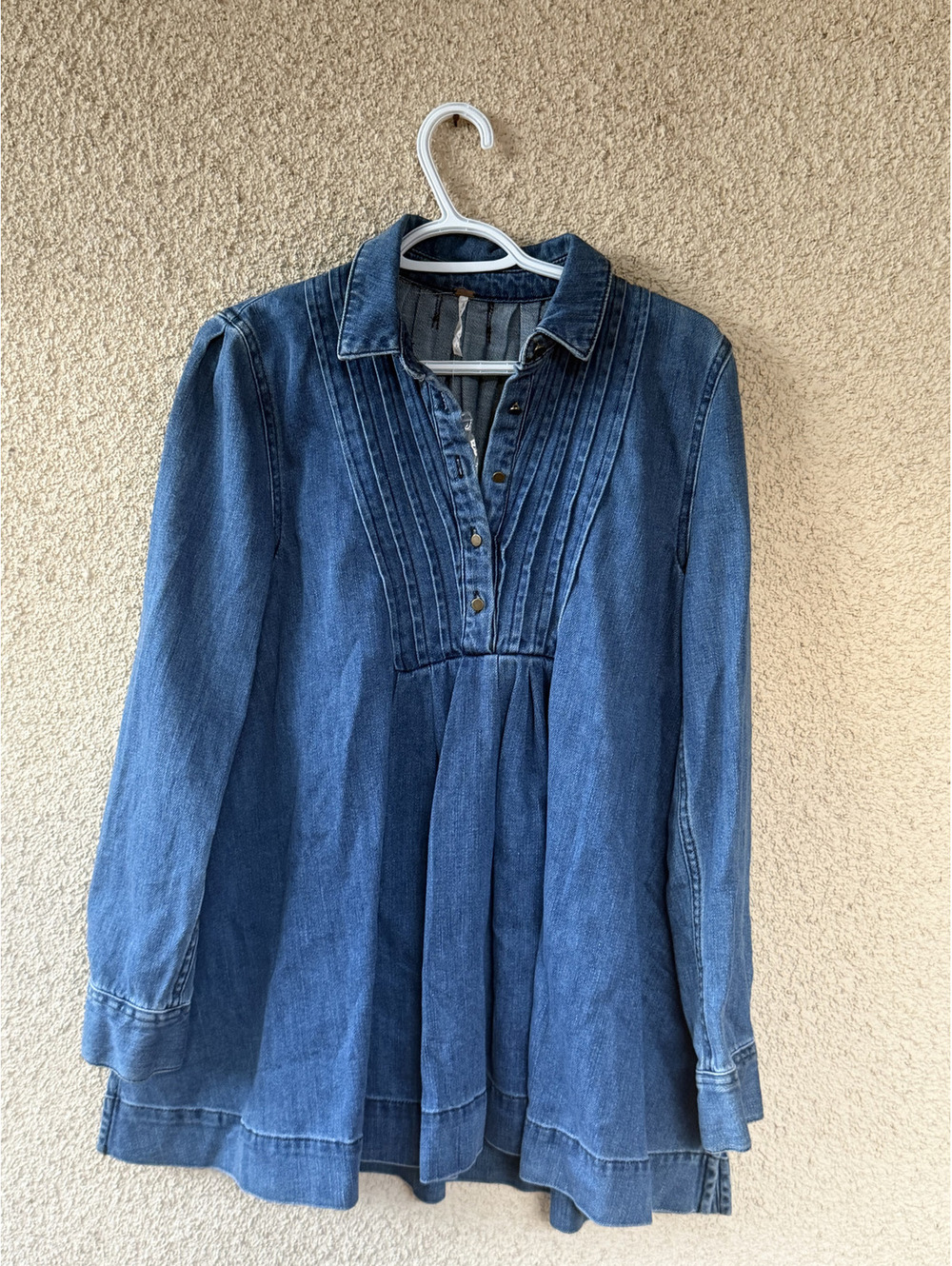 Denim Babydoll Dress